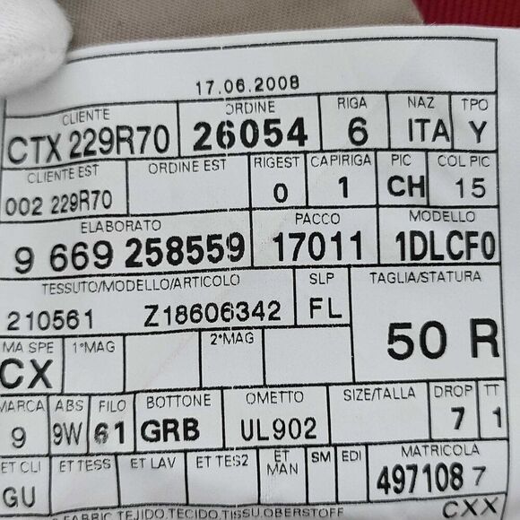 SUPER RARE Gucci Men's Military-Style Red Blazer Jacket, Size 50R - Picture 5 of 9